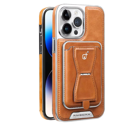 Leather Magnetic Card Slot Phone Case for Iphone 16 15 14 12 13 11 Pro Max 16 plus High End Luxury Business Leather Phone Cover