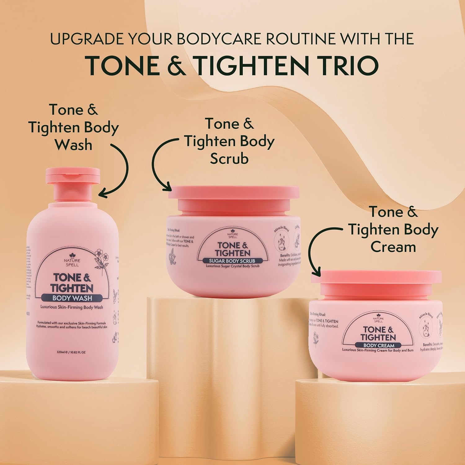 Nature Spell Stretch Mark Oil For Women, Vegan Body Oil for Stretch Marks, Scars & Uneven Skin Tone, 3.38 Fl Oz