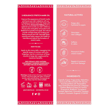 Nature Spell Stretch Mark Oil For Women, Vegan Body Oil for Stretch Marks, Scars & Uneven Skin Tone, 3.38 Fl Oz