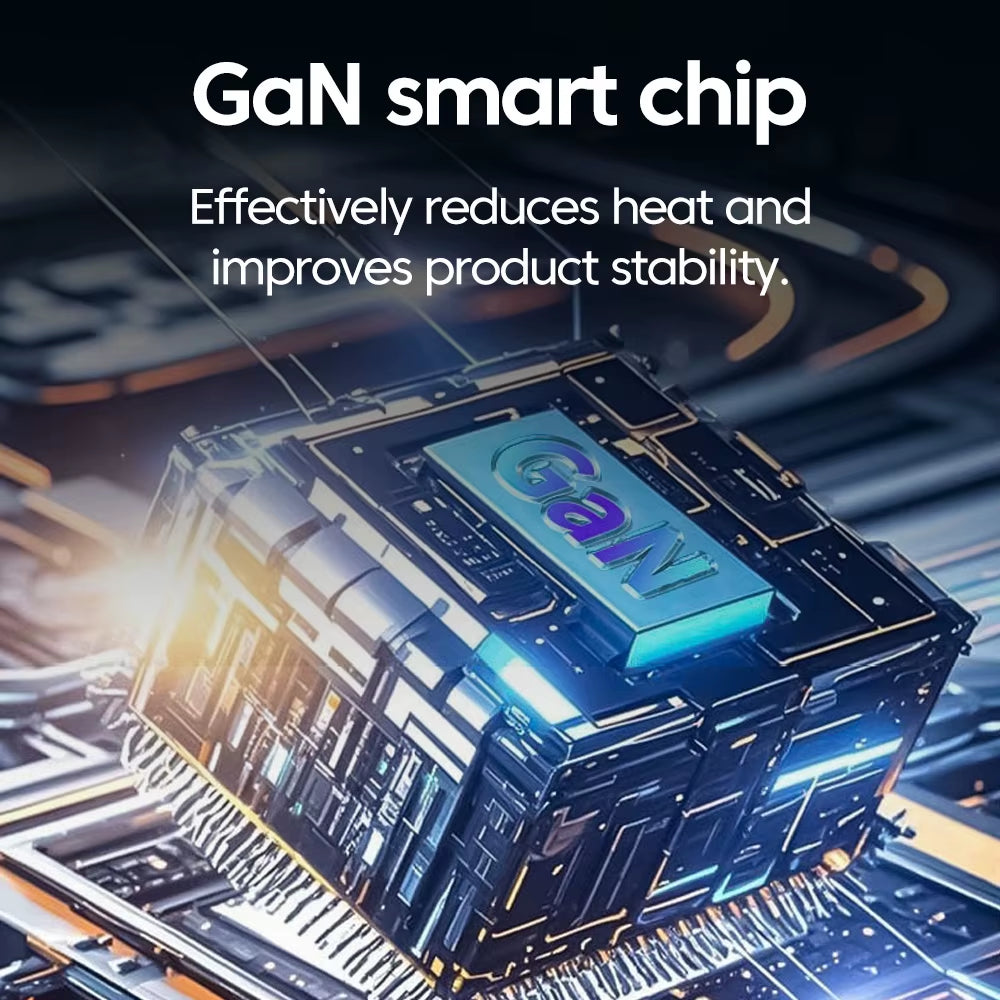 Gallium Nitride Charger Type C/Lightning Fast Charging Expansion Cable for Iphone15 16 Huawei Samsung